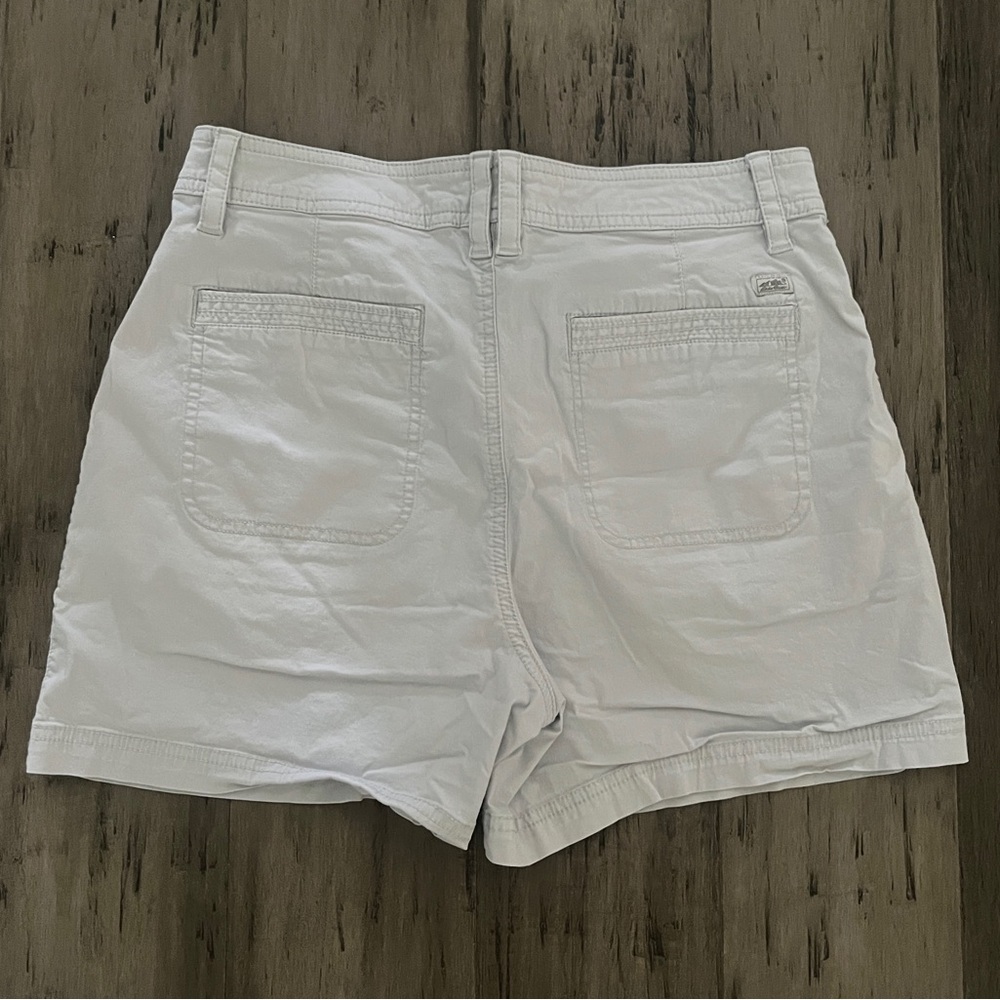 Eddie Bauer Women’s Grayish White Khaki Shorts Size 10 - Picture 2 of 11